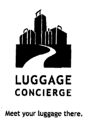 LUGGAGE CONCIERGE MEET YOUR LUGGAGE THERE. logo