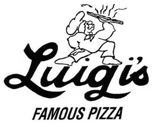 LUIGI'S FAMOUS PIZZA logo