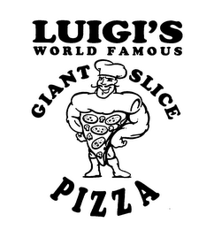 LUIGI'S WORLD FAMOUS GIANT SLICE PIZZA logo