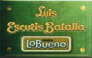 LUIS ESCURIS BATALLA MARCA LOBUENO logo