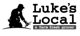 LUKE'S LOCAL A FARM FRESH GROCER logo