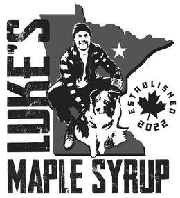 LUKE'S MAPLE SYRUP ESTABLISHED 2022 logo