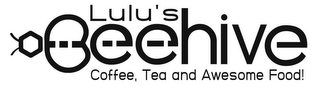 LULU'S BEEHIVE COFFEE, TEA AND AWESOME FOOD! logo