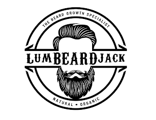 LUMBEARDJACK THE BEARD GROWTH SPECIALIST NATURAL · ORGANIC logo