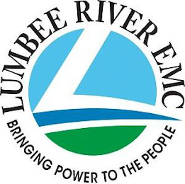 LUMBEE RIVER EMC BRINGING POWER TO THE PEOPLE logo