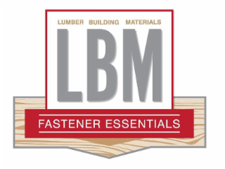 LUMBER BUILDING MATERIALS LBM FASTENER ESSENTIALS logo