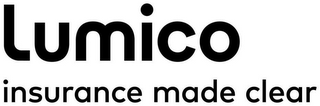 LUMICO INSURANCE MADE CLEAR logo