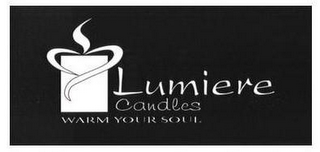 LUMIERE CANDLES WARM YOUR SOUL. logo