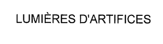 LUMIERES D'ARTIFICES logo