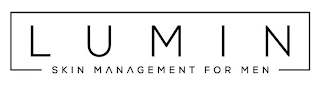 LUMIN SKIN MANAGEMENT FOR MEN logo