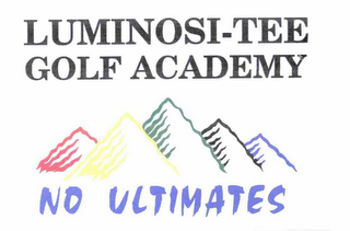 LUMINOSI-TEE GOLF ACADEMY NO ULTIMATES logo