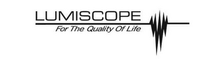 LUMISCOPE FOR THE QUALITY OF LIFE logo
