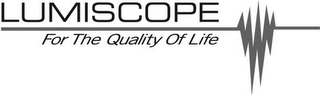 LUMISCOPE FOR THE QUALITY OF LIFE logo