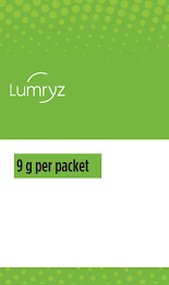 LUMRYZ 9 G PER PACKET logo