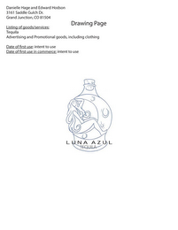 LUNA AZUL TEQUILA logo