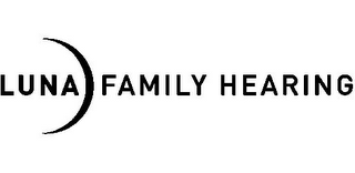 LUNA FAMILY HEARING logo