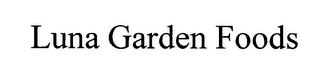 LUNA GARDEN FOODS logo