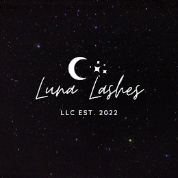 LUNA LASHES LLC EST. 2022 logo