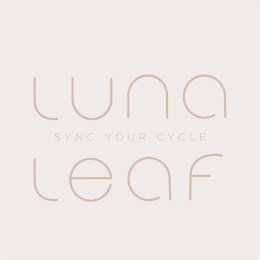 LUNA LEAF SYNC YOUR CYCLE logo