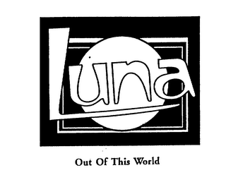 LUNA OUT OF THIS WORLD logo