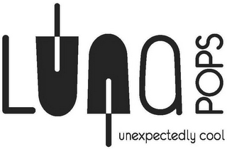 LUNA POPS UNEXPECTEDLY COOL logo