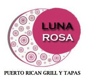 LUNA ROSA PUERTO RICAN GRILL Y TAPAS logo