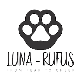 LUNA + RUFUS FROM FEAR TO CHEER logo