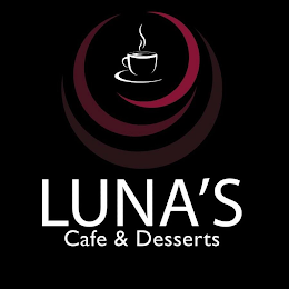 LUNA'S CAFE & DESSERTS logo