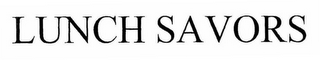 LUNCH SAVORS logo
