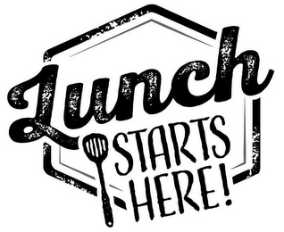LUNCH STARTS HERE! logo