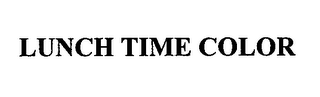 LUNCH TIME COLOR logo