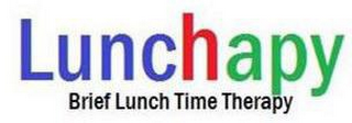 LUNCHAPY BRIEF LUNCH TIME THERAPY logo