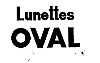 LUNETTES OVAL logo