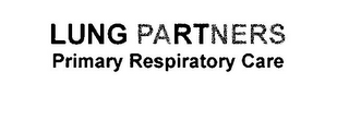 LUNG PARTNERS PRIMARY RESPIRATORY CARE logo