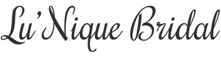 LU'NIQUE BRIDAL logo