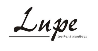 LUPE LEATHER & HANDBAGS logo