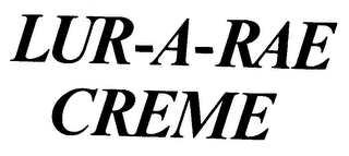 LUR-A-RAE CREME logo