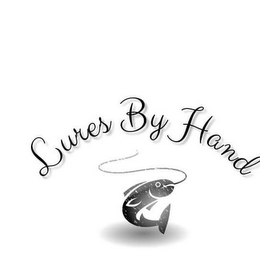 LURES BY HAND logo