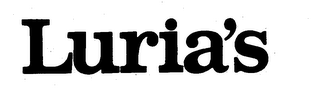 LURIA'S logo