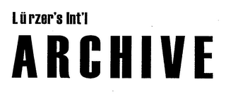 LURZER'S INT'L ARCHIVE logo