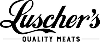 LUSCHER'S QUALITY MEATS logo