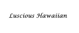 LUSCIOUS HAWAIIAN logo
