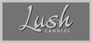LUSH CANDLES logo
