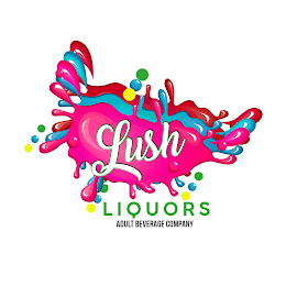 LUSH LIQUORS ADULT BEVERAGE COMPANY logo
