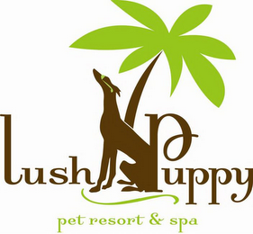 LUSH PUPPY PET RESORT & SPA logo