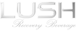 LUSH RECOVERY BEVERAGE logo