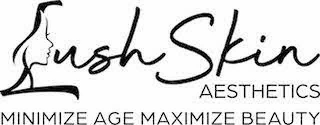 LUSH SKIN AESTHETICS MINIMIZE AGE MAXIMIZE BEAUTY logo