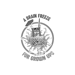 LUSHY SLUSHY A BRAIN FREEZE FOR GROWN UPS logo