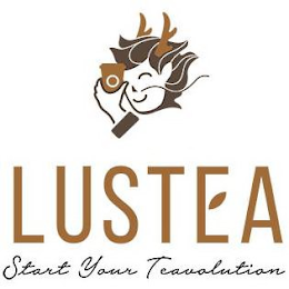LUSTEA START YOUR TEAVOLUTION logo