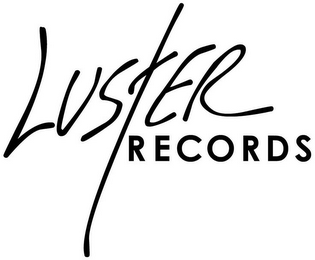 LUSTER RECORDS logo